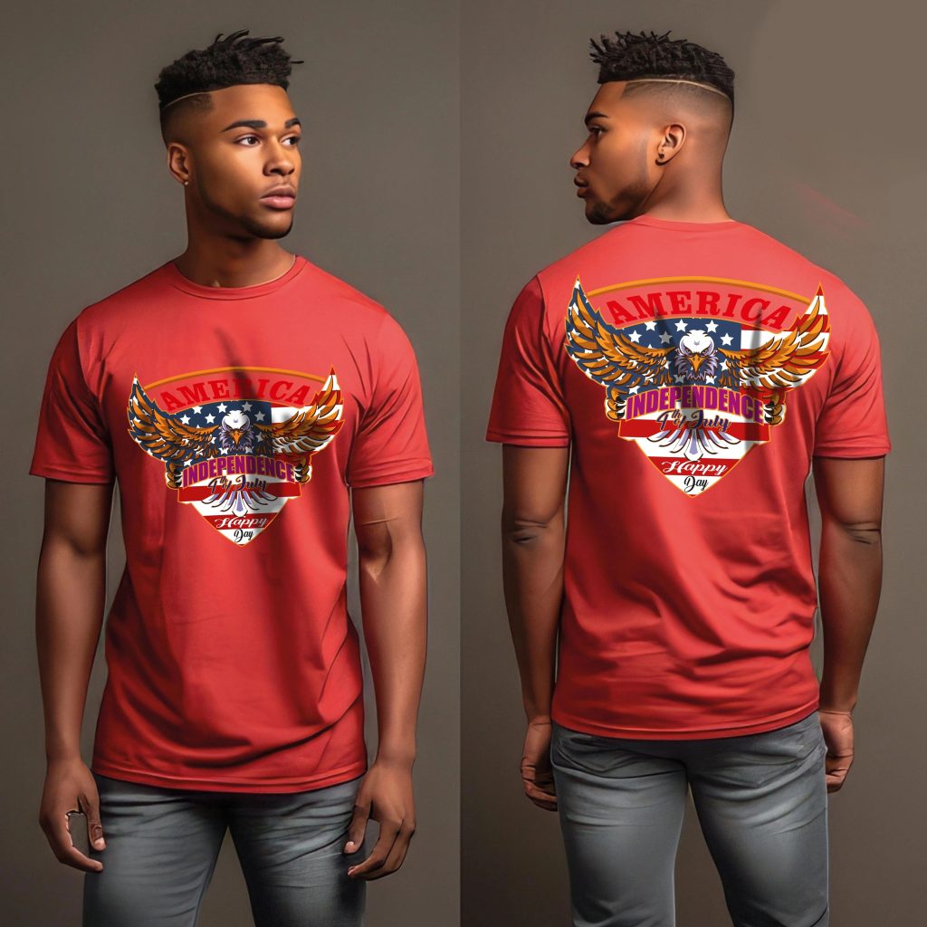 Minimalist T-shirt design with breathable fabric and clean graphics—stylish, comfortable, and perfect for summer fashion in America and Europe.