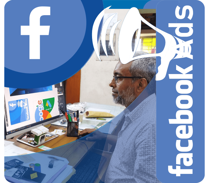 Business owner using Facebook Ads Manager to boost sales and website traffic