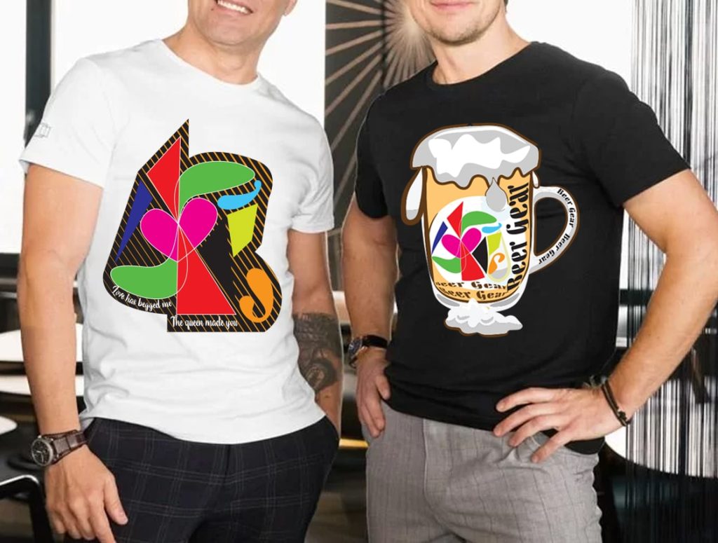 Trendy minimalist T-shirt graphic design for 2025—breathable fabric and stylish graphics created by professional designer Anwar Hossain Bhuiyan.