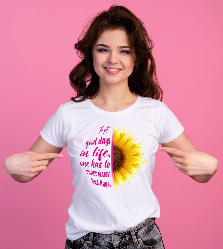 Trendy minimalist T-shirt graphic design for 2025—breathable fabric and stylish graphics created by professional designer Anwar Hossain Bhuiyan.