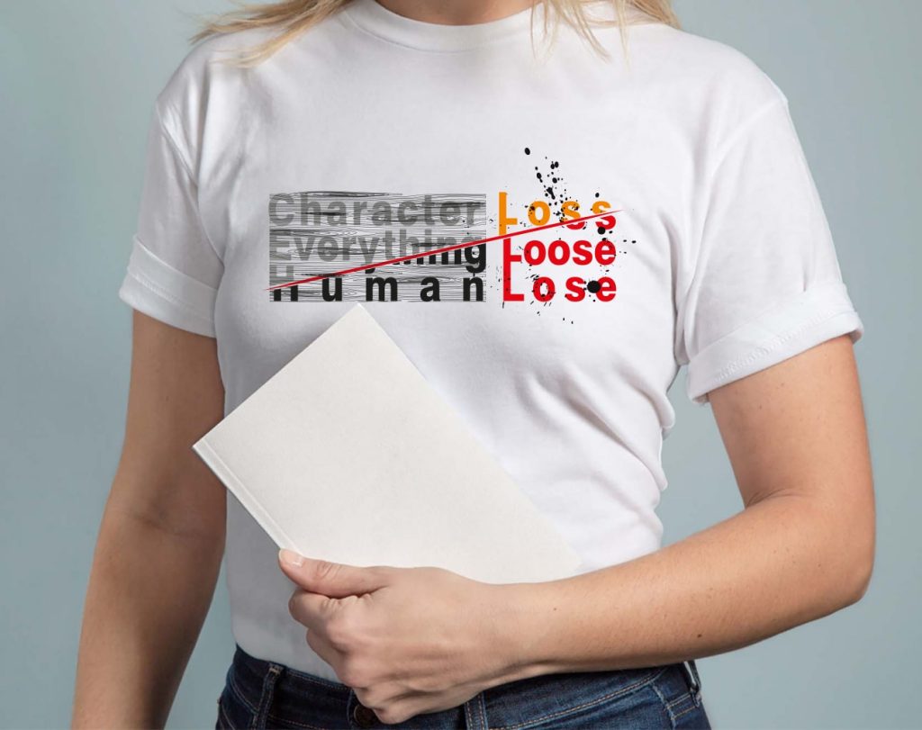 Minimalist T-shirt graphic design created by professional designer Anwar Hossain Bhuiyan—stylish, breathable, and perfect for summer fashion.